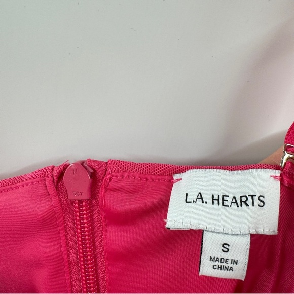 Pacsun LA Hearts Hot Pink Corset Tank Top – Size Small - Picture 4 of 7